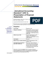 International Accounting Standard 1 (IAS 1), Presentation of Financial Statements