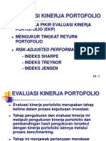 Evaluasi Kinerja Portofolio