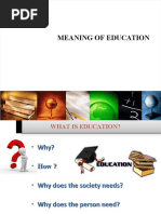 Meaning of Education