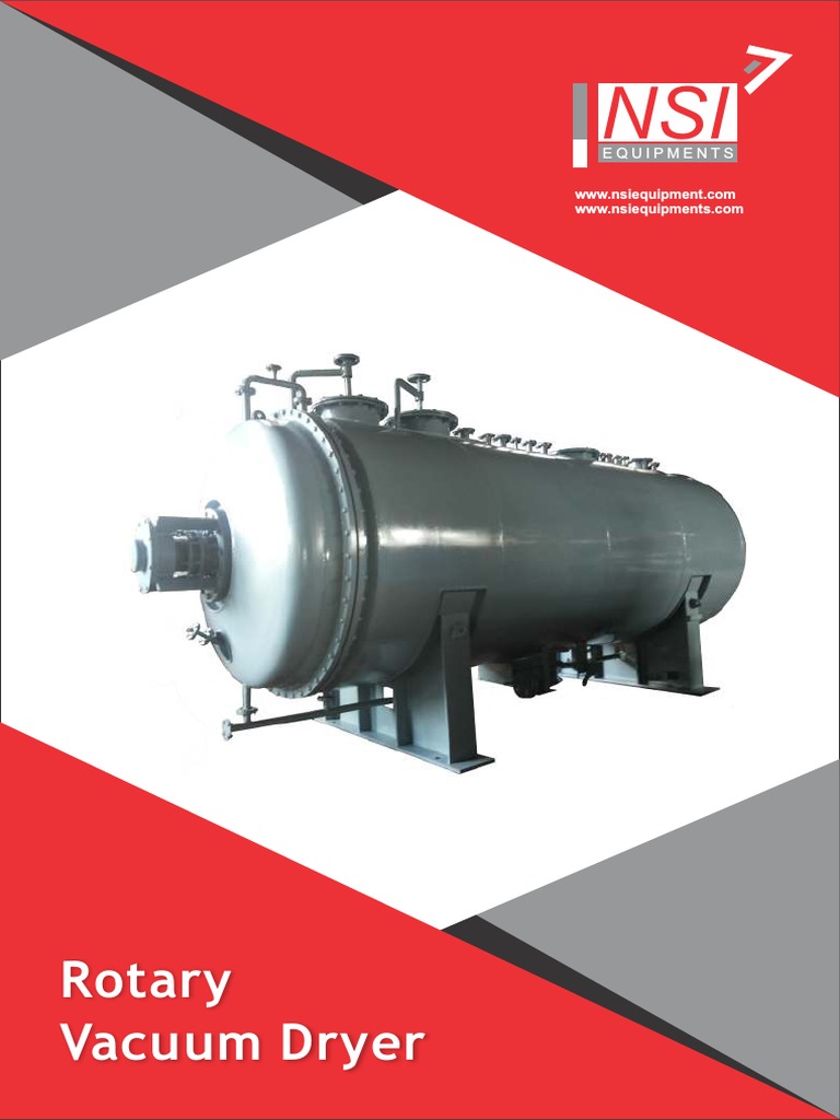 Rotary Vacuum Dryers PDF Clothes Dryer Vacuum