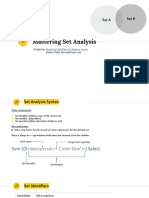 Mastering Set Analysis
