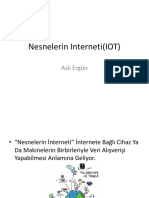 Nesnelerin Interneti (IOT)