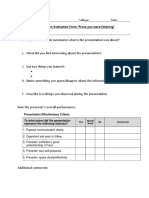 Aneni Presentation Eval Form