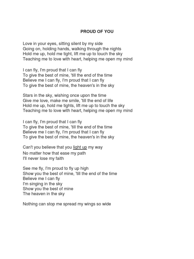 Song Lyrics 1 | PDF
