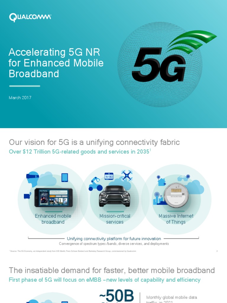 Accelerating 5g New Radio NR For Enhanced Mobile Broadband and Beyond ...