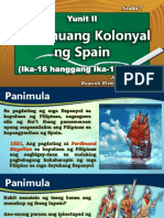 Aralin 7 - Pananakop NG Mga Espanyol Sa Pilipinas