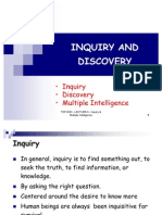 Lecture 5 - Inquiry & Multiple Intelligent