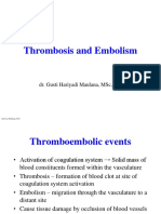 Thrombosis and Embolism UPR 1