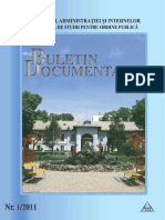 Buletin Documentar Al MAI, Nr. 1, 2011 PDF