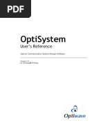 OptiSystem User Reference