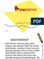 Konsep Komunitas, B. Siti Patonah