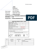 Foam Barrel Transportation Trailer Operating Manual