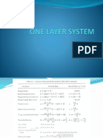 One Layer System