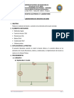 Laboratorio de Circuito Serie y Paralelo