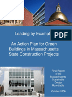 Leading by Example: An Action Plan For Green Buildings in Massachusetts State Construction Projects