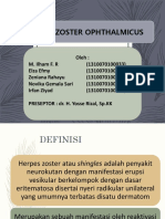 HERPES ZOSTER OPHTHALMICUS