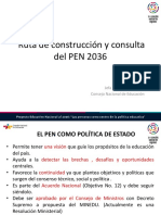 lor Pablo, jefa del equipo del CNE: Ruta de construcción y consulta del PEN al 2036