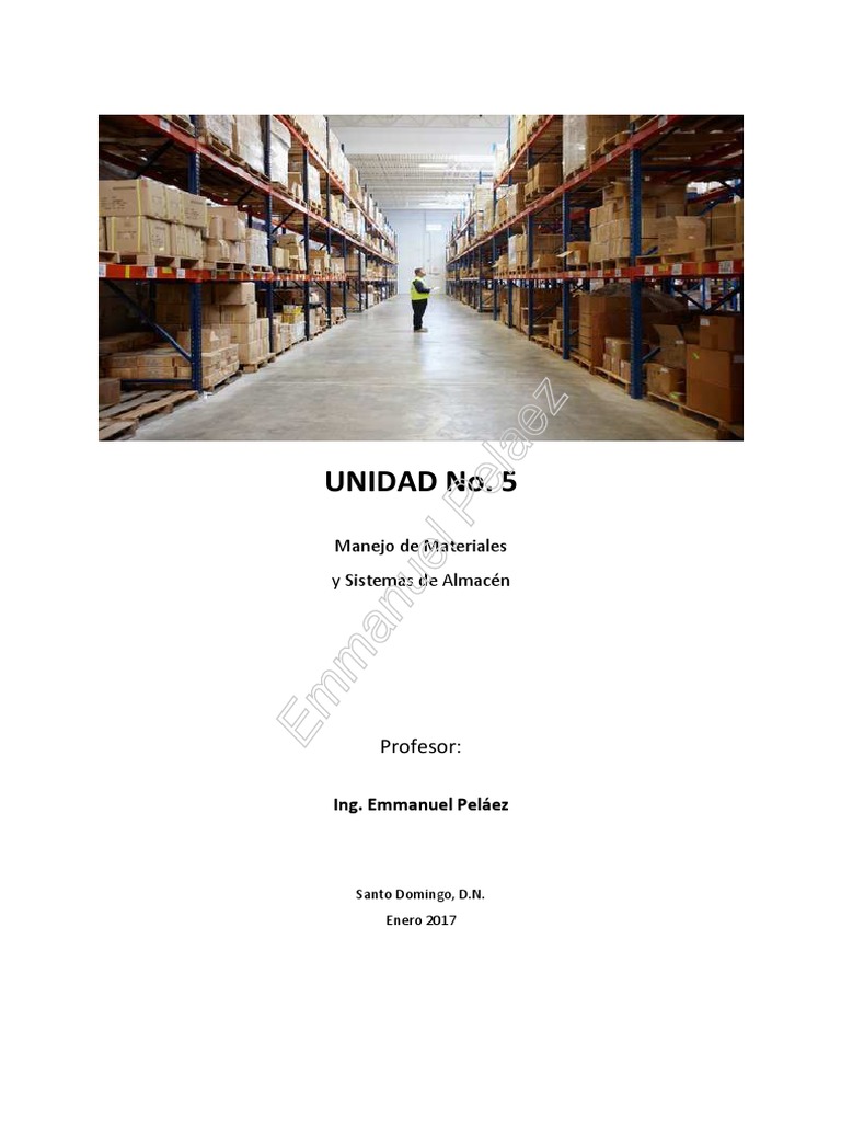 Manejo de Materiales y Almacenamiento | PDF | Máquina elevadora | Logística