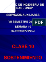 Clase 10 - Sostenimiento