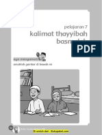 Pelajaran 7 Kaliamat Thayibah Basmalah