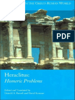 David Konstan (Editor) Donald A. Russell (Editor) - Heraclitus - Homeric Problems (Writings From The Greco-Roman World, # 14) (2005) PDF