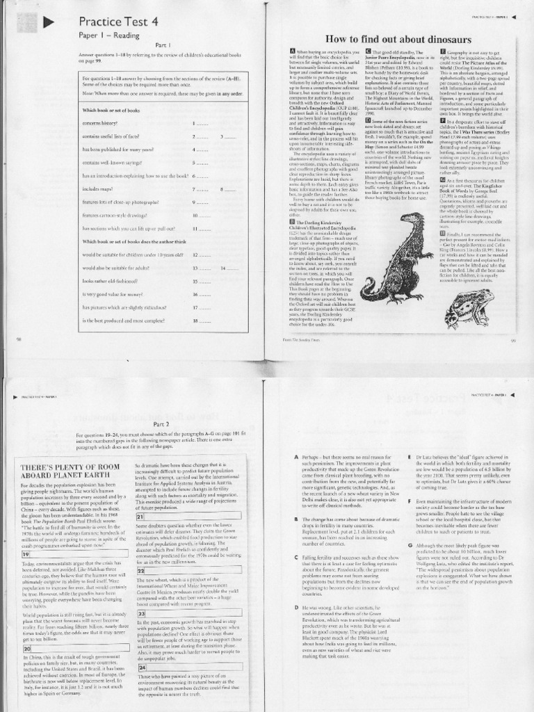 CAE Practice Test 4 | PDF