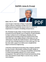 Biography - Azim Premji