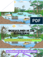 Desequilibrio de Los Ecosistemas