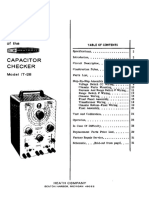 Assembly and Operation of The Heathkit Capacitor Checker Model It-28