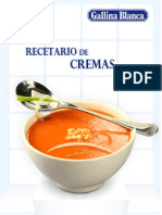 Recetario de Cremas Frias