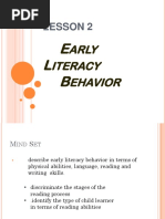 Early Literacy Behavior