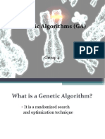 Genetic Algorithms (GA) : Group 4