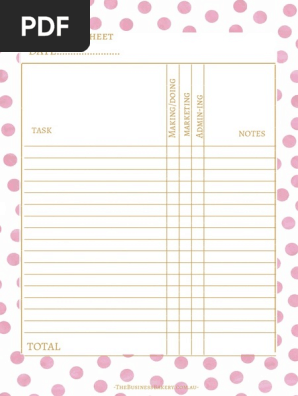 Daily Timesheet