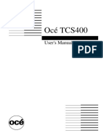 Océ TCS400: User's Manual