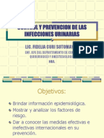 Control Y Prevencion de Las Infecciones Urinarias: Lic. Fidelia Curi Sotomayor