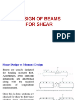 Design of Beam Shear