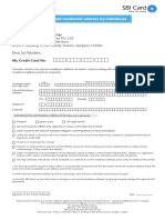 Address Change Declaration Form