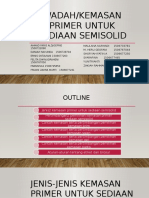 Kelompok 5 - Kemasan Primer Untuk Sediaan Semisolid FIX BANGET Sama Pertanyaan