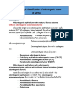 WHO Histologic Classification of Odontogenic Tumor