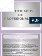 Certificados DE Profesionalidad