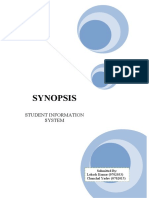 Synopsis: Student Information System