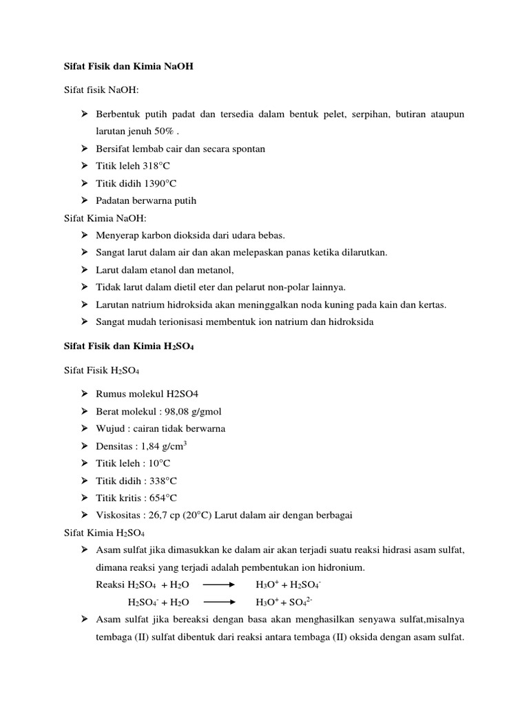 PDF) MSDS NaOH Sifat-sifat Fisik Nuryakin Mapeabang, 47% OFF