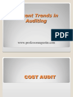 Recent Trends in Auditing