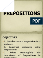 PREPOSITIONS