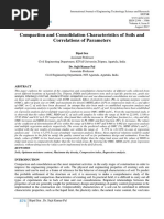 Compaction and Consolidation Characteristics of Soils and Correlations of Parameters