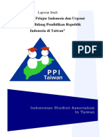 Laporan Studi Kasus Problematika Pelajar Indonesia Dan Urgensi Perwakilan Bidang Pendidikan RI Di Taiwan
