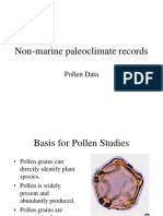 Non-Marine Paleoclimate Records: Pollen Data