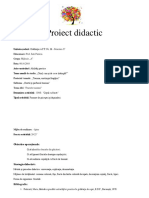 Proiect Didactic - Inspectie 08.10.2018