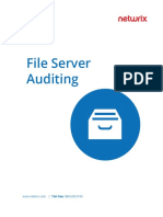 File Server Auditing From Netwrix