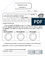 Horas y Medias Horas Juves Repaso